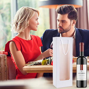 Luksusowe pudełko do pakowania wina z papieru pakowego w kolorze brązowym, trwały papier ekologiczny 2