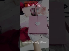 Karton ślubny na zamówienie, skrzynki świąteczne z płaszczem UV