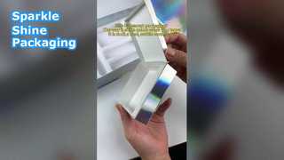 Luksusowe holograficzne pudełka na biżuterię Niestandardowe opakowanie