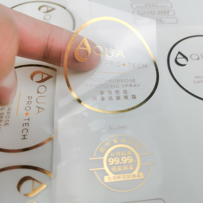 Przejrzystość samoprzylepna etykiety na opakowaniach Digital Crystal