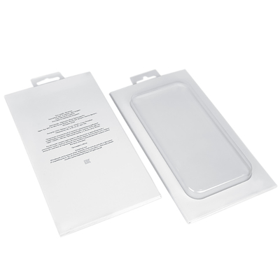 Personalizowane logo Biała obudowa do telefonów komórkowych Magnetyczny pudełkowy opakowanie z oknem PVC