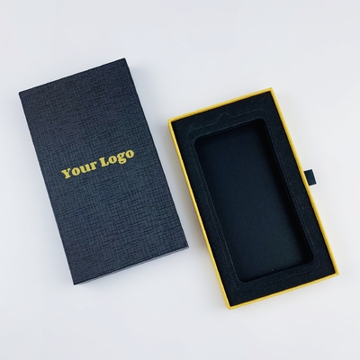 Sprzedaż hurtowa Luxury Paper Sliding Drawer Boxes custom eva foam Phone case Opakowanie z własnym logo