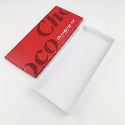Luksusowe opakowanie czekoladowe Druk UV Druk Dostosowane pudełko na logo Opakowanie na baton czekoladowy
