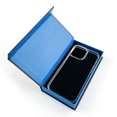 Pudełko upominkowe z klapką i magnesem Niestandardowe kartonowe opakowanie na etui na telefony z logo
