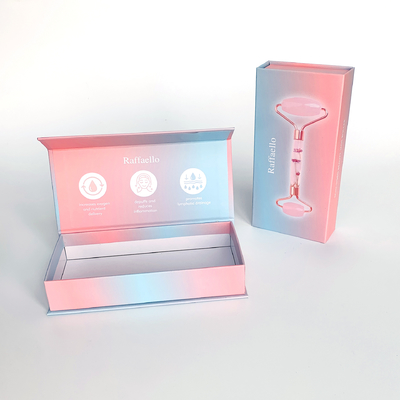 Na zamówienie Flip top Box skórna pielęgnacja twarzy Roller opakowanie produktów Lady Beauty Tools opakowanie papierowe pudełko do kosmetyków