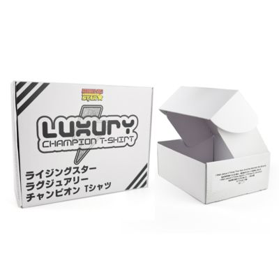 Custom logo Large White Corrugated box Folding Packaging Boxes for Clothes Brand Shipping Boxes mailer Box