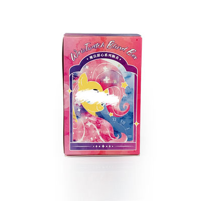 OEM niestandardowe drukowanie pasek odrywający Off pudełko z niespodzianką niespodzianka tajemnicze pudełka zabawki artystyczne opakowanie składany karton prezentowe pudełko papierowe